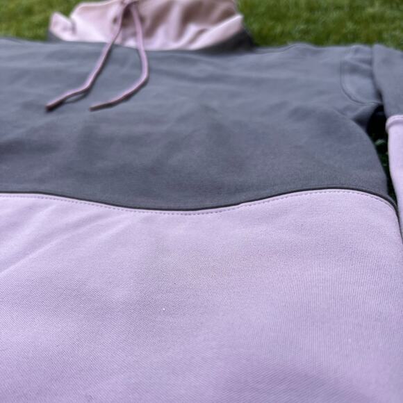 Athleta Hermosa Mock Neck Sweatshirt Cinch String Oversized Snowboard Style XS - Picture 6 of 11